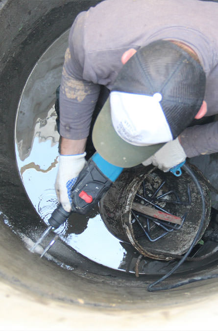 Как мы выполняем ремонт колодцев в Ферзиковском районе